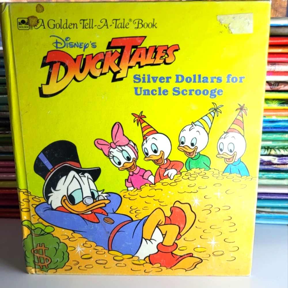 Duck Tales Silver Dollars for Uncle Scroge, Disneys, A Golden Tell A Tale